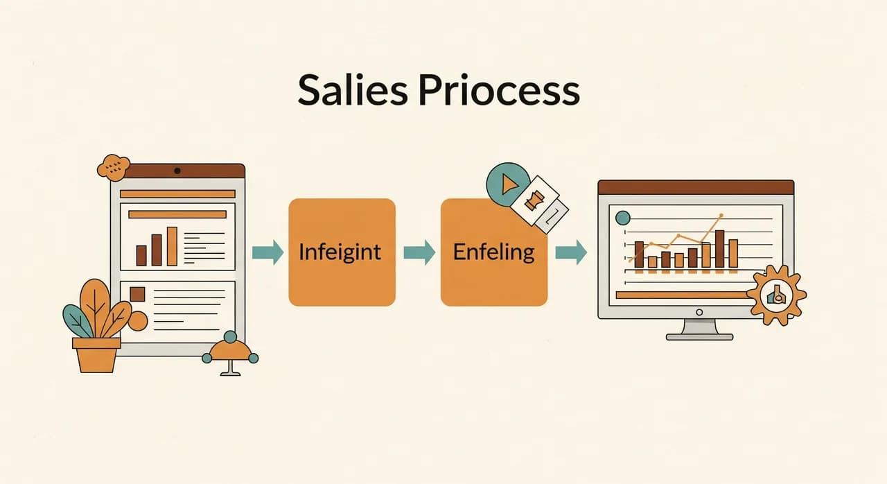 Vertriebsprozess als übersichtliche Phasen von der Anfrage bis zum Auftrag in einem CRM-System